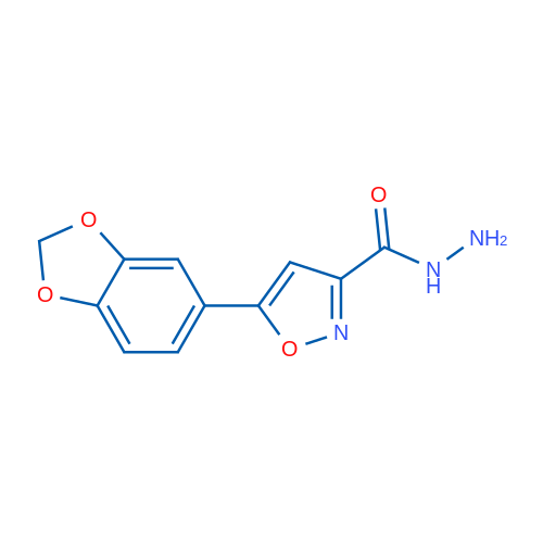 5-(Benzo[d][1,3]dioxol-5-yl)isoxazole-3-carbohydrazide 1g