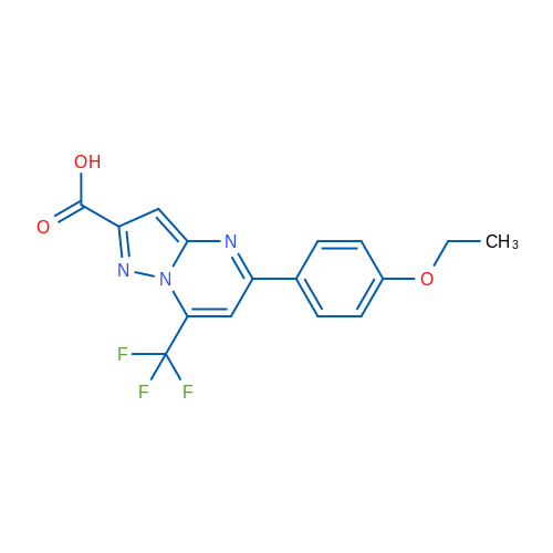 5-(4-Ethoxyphenyl)-7-(trifluoromethyl)pyrazolo[1,5-a]pyrimidine-2-carboxylic acid 5g