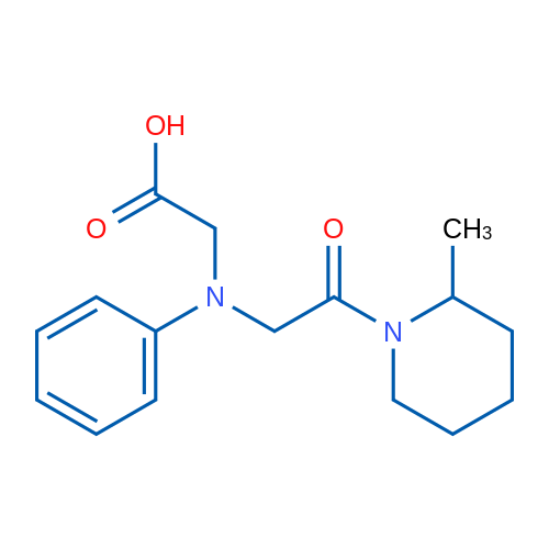 2-((2-(2-Methylpiperidin-1-yl)-2-oxoethyl)(phenyl)amino)acetic acid 5g