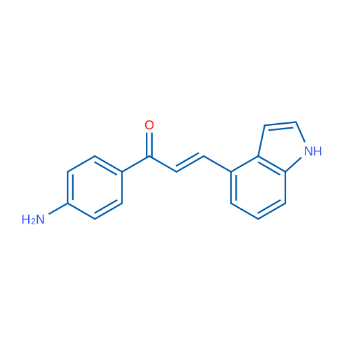 1-(4-Aminophenyl)-3-(1H-indol-4-yl)prop-2-en-1-one 5g