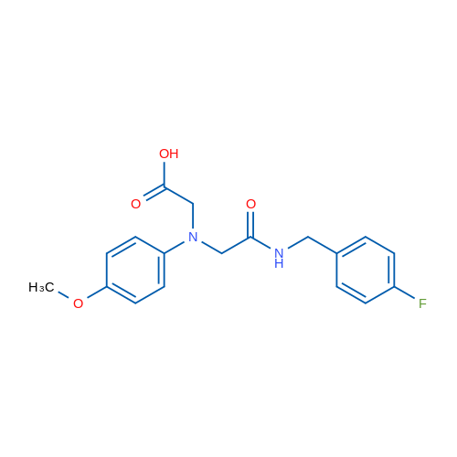 2-((2-((4-Fluorobenzyl)amino)-2-oxoethyl)(4-methoxyphenyl)amino)acetic acid 5g