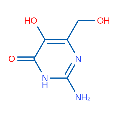 2-Amino-5-hydroxy-6-(hydroxymethyl)pyrimidin-4(3H)-one 1g