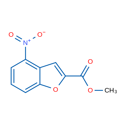 Methyl 4-nitrobenzofuran-2-carboxylate 1g