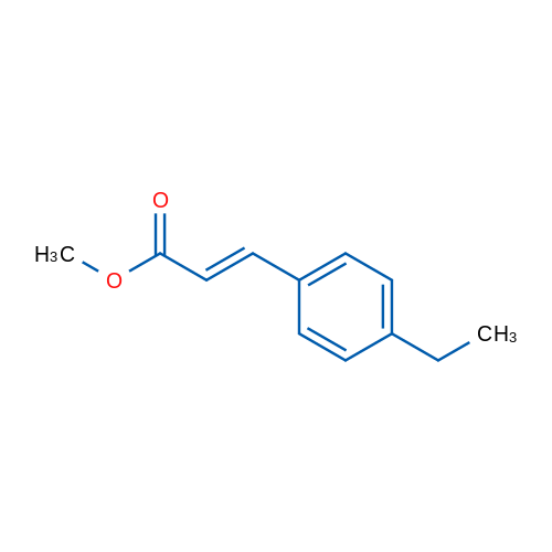 Methyl (2E)-3-(4-ethylphenyl)prop-2-enoate 1g