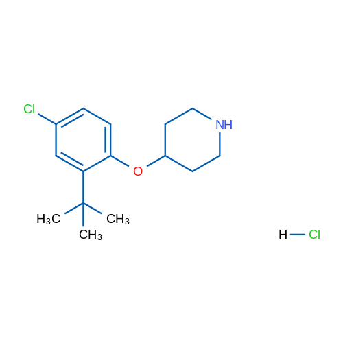 4-(2-(tert-Butyl)-4-chlorophenoxy)piperidine hydrochloride 1g