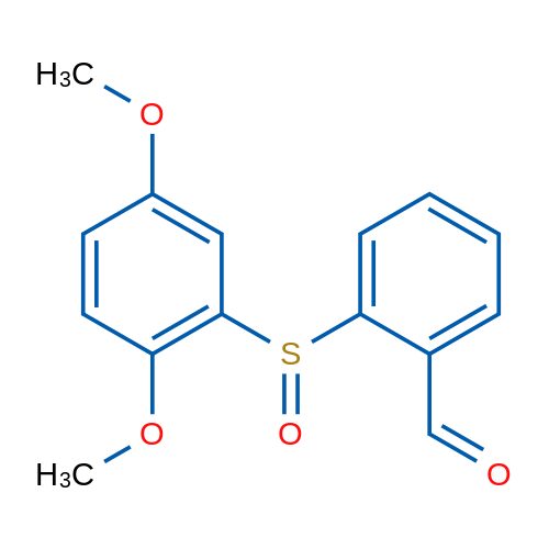 2-(2,5-DImethoxyphenylsulfinyl)benzaldehyde 100mg