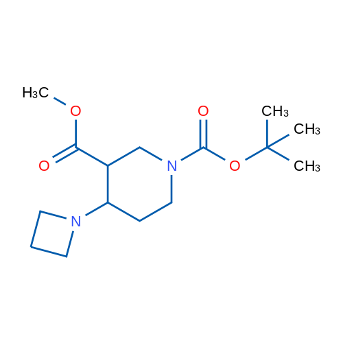 1-(tert-Butyl) 3-methyl 4-(azetidin-1-yl)piperidine-1,3-dicarboxylate 1g