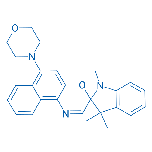 1,3,3-Trimethyl-6'-morpholinospiro[indoline-2,3'-naphtho[2,1-b][1,4]oxazine] 250mg