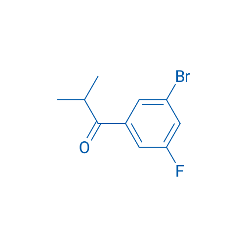 1-(3-Bromo-5-fluorophenyl)-2-methylpropan-1-one 250mg