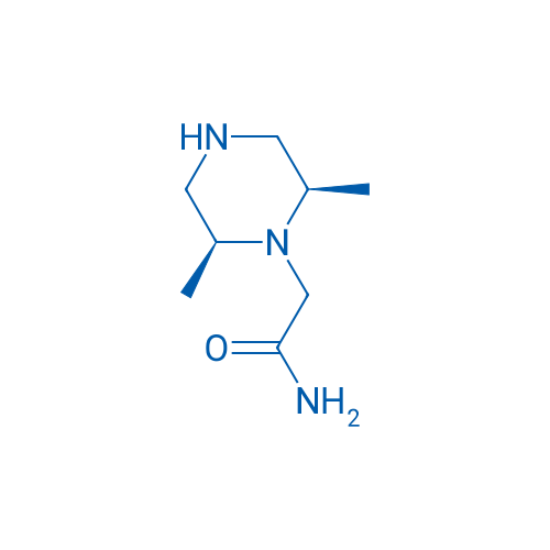 2-((2R,6S)-2,6-Dimethylpiperazin-1-yl)acetamide 1g