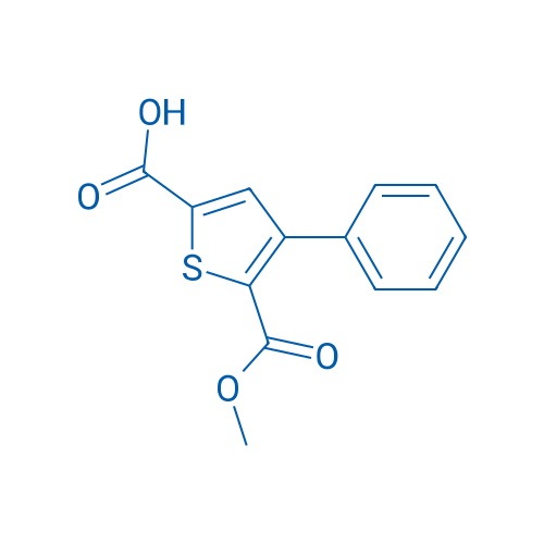 5-(Methoxycarbonyl)-4-phenylthiophene-2-carboxylic acid 250mg