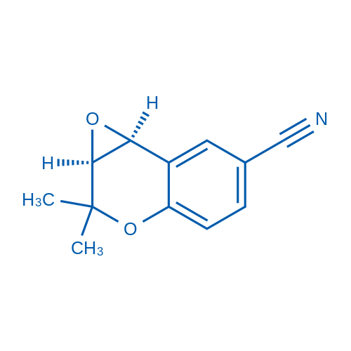 (1AS,7bS)-2,2-dimethyl-1a,7b-dihydro-2H-oxireno[2,3-c]chromene-6-carbonitrile 250mg