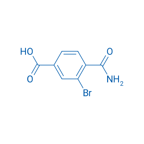 3-Bromo-4-carbamoylbenzoic acid 1g