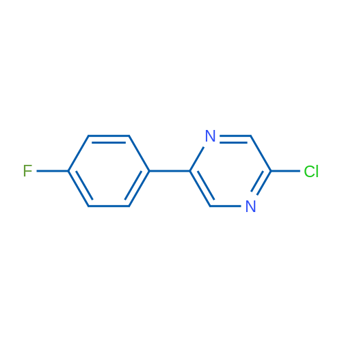 2-Chloro-5-(4-fluorophenyl)pyrazine 1g