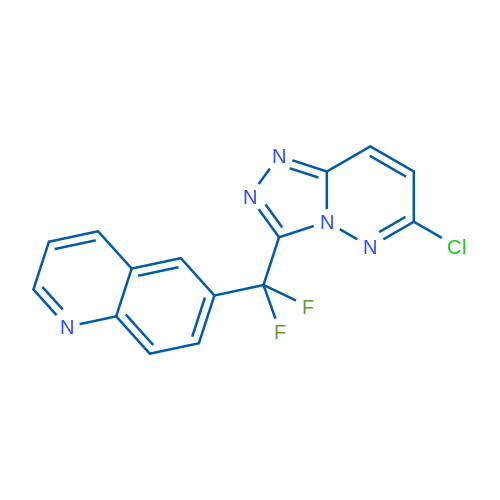 6-((6-Chloro-[1,2,4]triazolo[4,3-b]pyridazin-3-yl)difluoromethyl)quinoline 1g