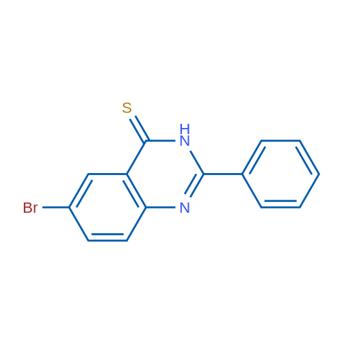 6-Bromo-2-phenylquinazoline-4(3H)-thione 1g