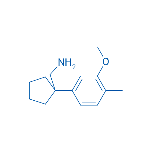 (1-(3-Methoxy-4-methylphenyl)cyclopentyl)methanamine 1g