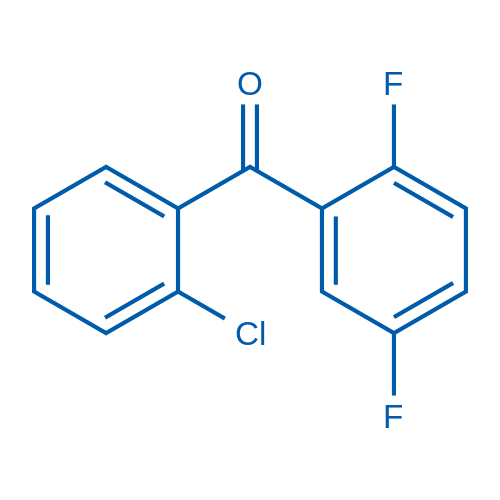(2-Chlorophenyl)(2,5-difluorophenyl)methanone 250mg