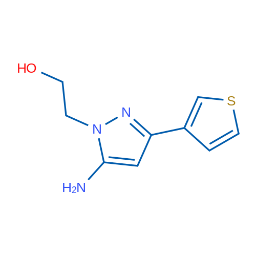 2-[5-Amino-3-(thiophen-3-yl)-1h-pyrazol-1-yl]ethan-1-ol 1g