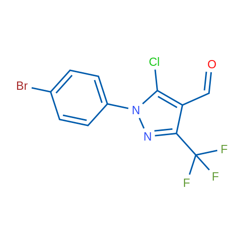 1-(4-Bromophenyl)-5-chloro-3-(trifluoromethyl)-1H-pyrazole-4-carbaldehyde 250mg