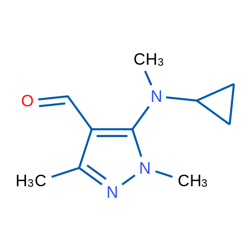 5-[Cyclopropyl(methyl)amino]-1,3-dimethyl-1h-pyrazole-4-carbaldehyde 1g