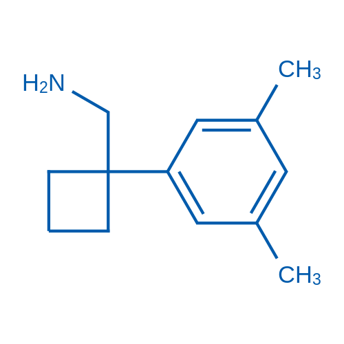 (1-(3,5-Dimethylphenyl)cyclobutyl)methanamine 1g
