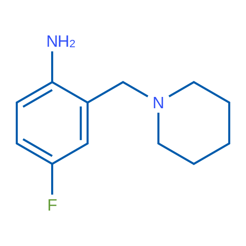 4-Fluoro-2-(piperidin-1-ylmethyl)aniline 1g