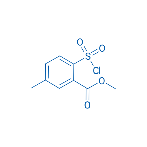Methyl 2-(chlorosulfonyl)-5-methylbenzoate 100mg