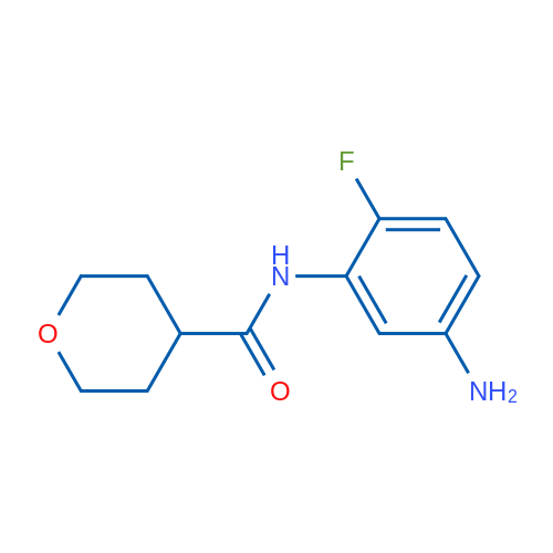 N-(5-Amino-2-fluorophenyl)tetrahydro-2H-pyran-4-carboxamide 5g