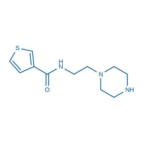 N-[2-(piperazin-1-yl)ethyl]thiophene-3-carboxamide 1g
