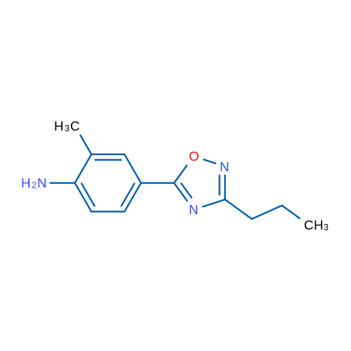 2-Methyl-4-(3-propyl-1,2,4-oxadiazol-5-yl)aniline 1g