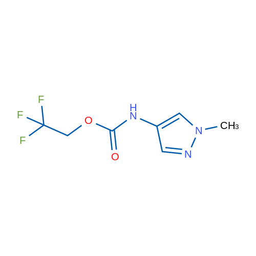 2,2,2-trifluoroethyl N-(1-methyl-1H-pyrazol-4-yl)carbamate 5g