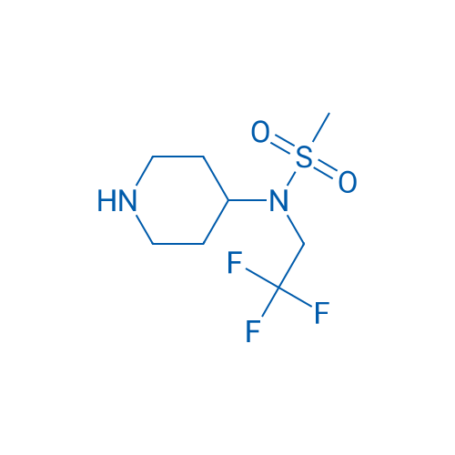N-(Piperidin-4-yl)-N-(2,2,2-trifluoroethyl)methanesulfonamide 1g