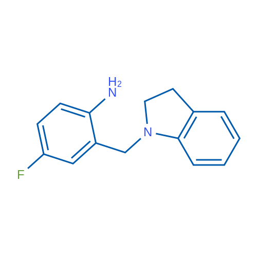 4-Fluoro-2-(indolin-1-ylmethyl)aniline 1g