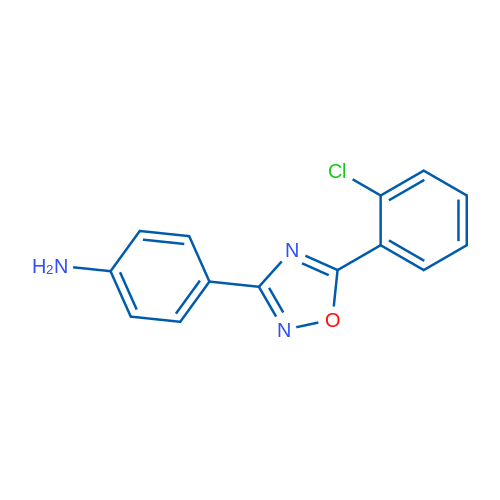 4-[5-(2-Chlorophenyl)-1,2,4-oxadiazol-3-yl]aniline 1g