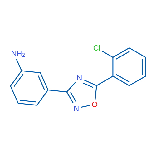 3-[5-(2-Chlorophenyl)-1,2,4-oxadiazol-3-yl]aniline 1g