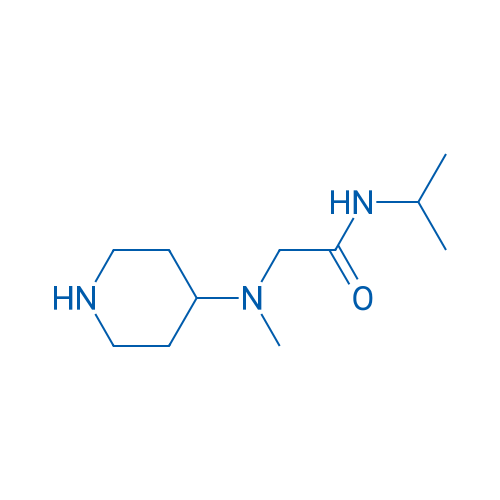 2-[Methyl(piperidin-4-yl)amino]-N-(propan-2-yl)acetamide 250mg