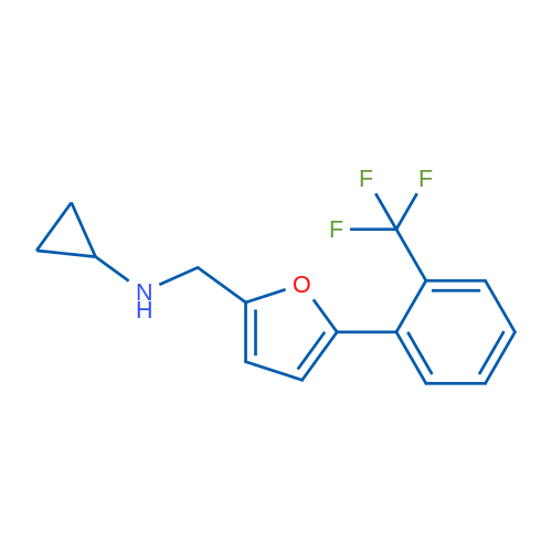 N-((5-(2-(Trifluoromethyl)phenyl)furan-2-yl)methyl)cyclopropanamine 1g