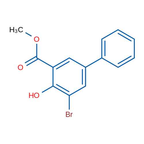 Methyl 5-bromo-4-hydroxy-[1,1'-biphenyl]-3-carboxylate 5g