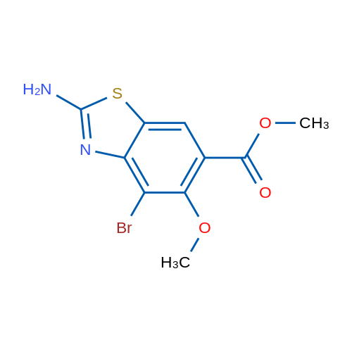 Methyl 2-amino-4-bromo-5-methoxybenzo[d]thiazole-6-carboxylate 1g