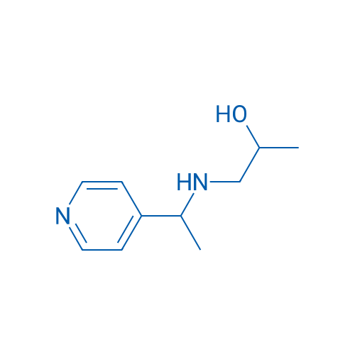 1-{[1-(pyridin-4-yl)ethyl]amino}propan-2-ol 100mg