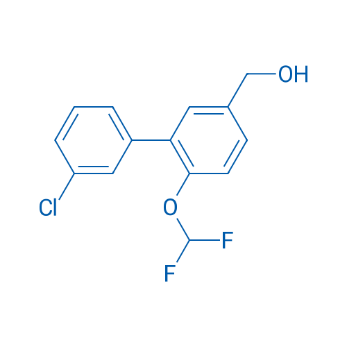 [1,1'-Biphenyl]-3-methanol, 3'-chloro-6-(difluoromethoxy)- 250mg