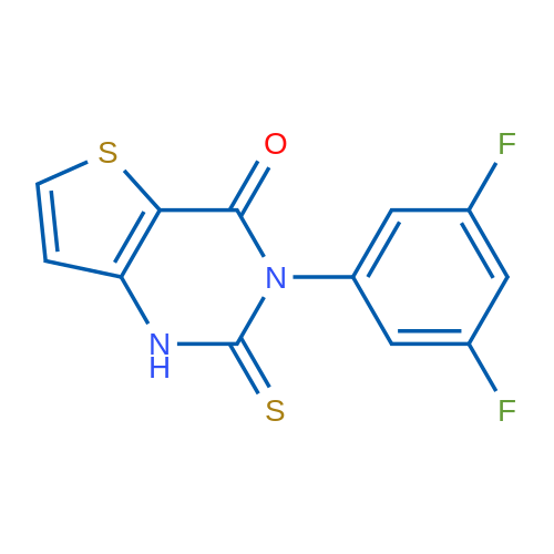 3-(3,5-Difluorophenyl)-2-sulfanylidene-1H,2H,3H,4H-thieno[3,2-d]pyrimidin-4-one 1g