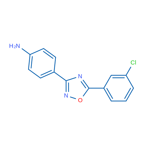 4-[5-(3-Chlorophenyl)-1,2,4-oxadiazol-3-yl]aniline 1g