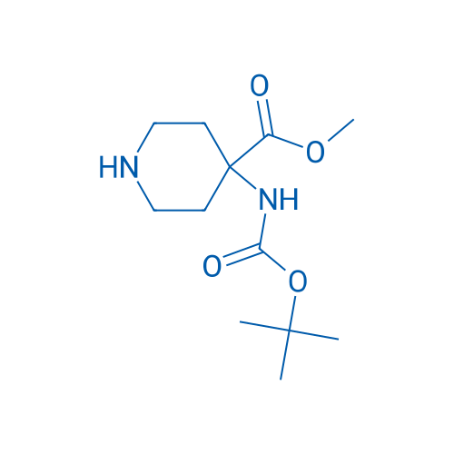 Methyl 4-((tert-butoxycarbonyl)amino)piperidine-4-carboxylate 100mg