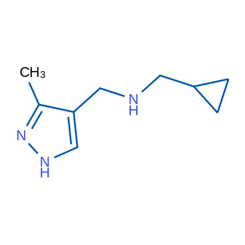 (Cyclopropylmethyl)[(3-methyl-1H-pyrazol-4-yl)methyl]amine 1g