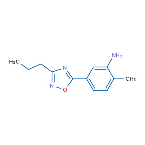 2-Methyl-5-(3-propyl-1,2,4-oxadiazol-5-yl)aniline 1g