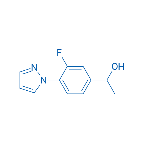 1-[3-Fluoro-4-(1H-pyrazol-1-yl)phenyl]ethan-1-ol 1g