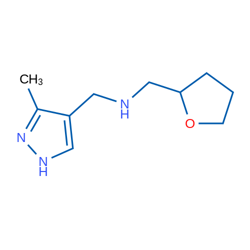 [(3-Methyl-1H-pyrazol-4-yl)methyl](oxolan-2-ylmethyl)amine 1g