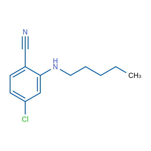 4-Chloro-2-(pentylamino)benzonitrile 1g
